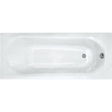 BAIN ACRYL + PIEDS 170-70CM BLANC / Z100601