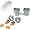 KIT DE ROBINET THERMOSTATIQUE P.RADIATEUR UNIVERSAL INTEGRE 1/2